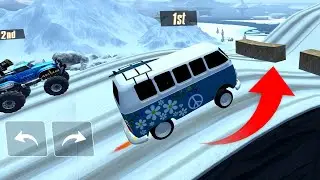 Race Off Extreme Vehicle Stunts Monster Truck Snow Bus #1