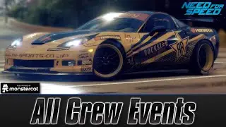 Need For Speed 2015: Prestige Mode | All Crew (Robyn) Events (Speedlists Update)