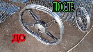 HOW TO STRAIGHTEN A MOTORCYCLE RIM? IT'S EASY.