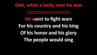 Emerson, Lake & Palmer - Lucky Man KARAOKE