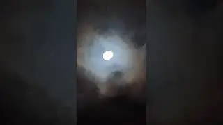 Moon over Syracuse, NY 101719 0613 hrs