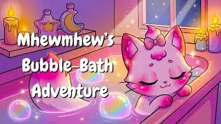 Mhewmhew&rsquo;s Moonlit Bubble-Bath Adventure 🌙🛁 | Cozy Bedtime Story & Relaxing Lofi