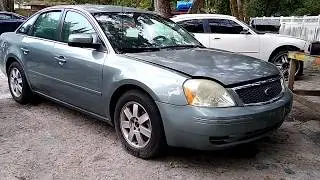 I Bought A 2005 Ford Five hundred For $200, With A bad Head and Im Going To Replace The Engine!