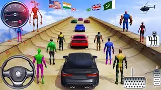 Superhero Car Stunt Mega Ramps - Ramp Car Racing Simulator - Android GamePlay 