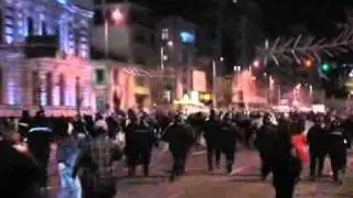 Romanian clashes continue