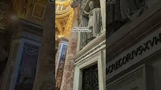 Feeling blessed to visit during such a holy time #italy #lovesitaly #jubilee #stpetersbasilica #fyp