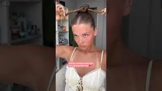 SUMMER GREASY HAIRSTYLE INSPO💖 SLICK BACK KNOT BUN #cocoandeve #oilyhairstyle #bunhairstyle