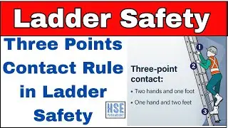 Three Points Contact Rule in Ladder | Ladder Safety in Hindi #hseparamount
