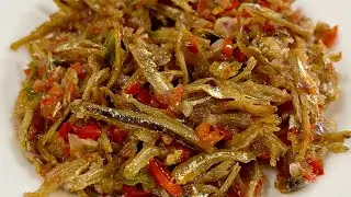 IKAN BILIS GORENG CILI API YANG PEDAS DAN SEDAP