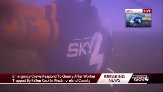 Dispatch: Man trapped underground after large rock falls at Torrance Asphalt Plant