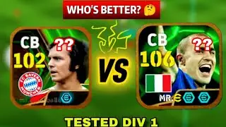 eFootball 2026: Beckenbauer vs Cannavaro (Best CB Tested)