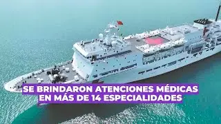 Buque hospital chino brind&oacute; m&aacute;s de mil atenciones m&eacute;dicas en su visita a Nicaragua