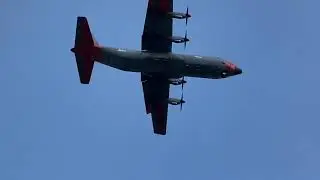 USAF Lockheed Martin C-130J Super Hercules (Four Horsemen Demo Team Livery) Landing at CHS-5/9/23