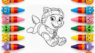 Paw Patrol Drawing for Kids | Easy Cartoon Drawing