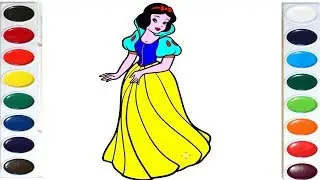 Snow White Coloring Pages - Disney Princess Drawing and Coloring