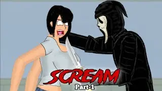 SCREAM Horror Animation | Ghostface Inside the House | Part 1