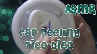 ASMR Ear cleaning/ peeling/ tico tico en español 3Dio