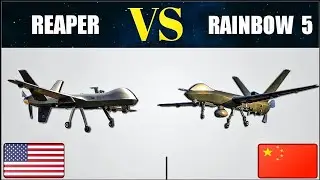Reaper Drone (MQ-9A Predator B) VS Rainbow-5 Drone (CH-5) | UAV