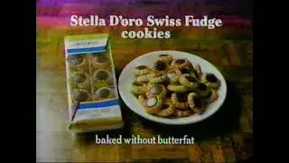 Stella D'oro Swiss Fudge Cookies commercial - expensive luxury gifts - 1987