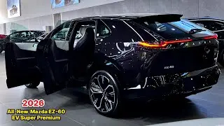 New Arrival! All-New 2026! Mazda EZ-60 EV - New Performance SUV Exterior and Interior Details