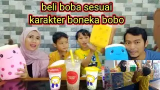 PILIH KARAKTER BONEKA BOBA SESUAI RASA BOBA | review boba || ALE ARSA FAMILY