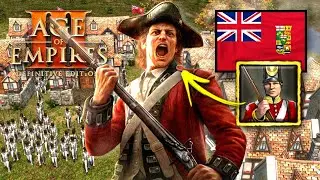MASA BRUTAL de MOSQUETEROS CANADIENSES en AGE of EMPIRES 3