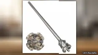 SDS MAX 3580mm Carbide Hole Saw Electric Hollow Core Drill Bit Shank 500mm Cement Stone Concrete Wa