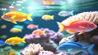 Ultra HD 4K Aquarium 🌊 Deep Relaxing Music for Emotional Calm