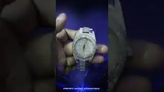#Amazing  #Watch it was #Invisible setting in #princess diamond and #gold 14 kt