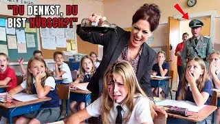 Du bist zu hübsch! – Neidische Lehrerin kippt TINTE über blonde Zöpfe – Vater rastet aus!