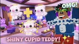 Making *SHINY* Cupid Teddy! Roblox Overlook Bay!