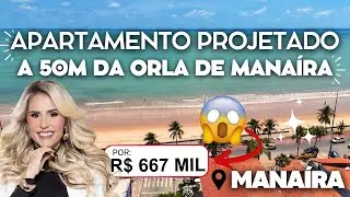APARTAMENTO TODO PROJETADO 2 QUARTOS SENDO 1 COM SUÍTE A 50M DA ORLA DE MANAÍRA