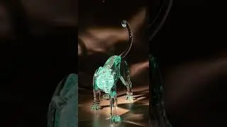 emerald panther#shortvideo #cute #magic #animals #aivideo #aishorts #panther