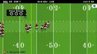 Playing retro bowl baltimore vs CINCINNATI