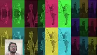 REMIX VIDEO PATILA VS MEKAMESTE VS BAD SANTA VS BEAR SPEED TO SLOW COLOR  DANCE CHALLENGE #18
