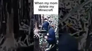 bro was playing in Minecraft in Real Life (wait for it)
