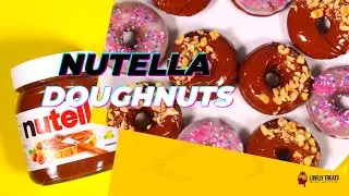 🍩🍩Nutella baked doughnuts! Perfect for breakfast, brunch or to take along to any get together 💯👌😋💗!