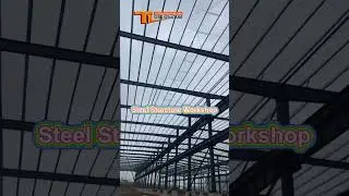Main Steel Structure Installation Completed | Fast & Accurate Assembly#steelstructure #warehouse