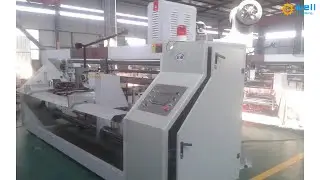 Semi Automatic Box Stitching Machine - 2 piece box joint stitcher #stitching #stitcher #packaging