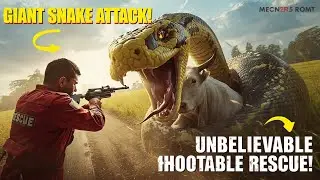 Giant Snake Attacks Cow | Real-Life Wildlife Rescue Story | Unbelievable Animal Save!&rdquo; 