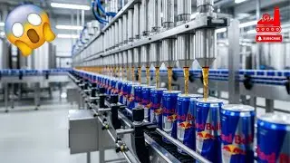 Inside the Red Bull Factory: How Millions of Energy Drinks Are Made (Mass Production)