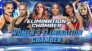 WWE 2K23 | Women's Elimination Chamber Match - WWE ELIMINATION CHAMBER