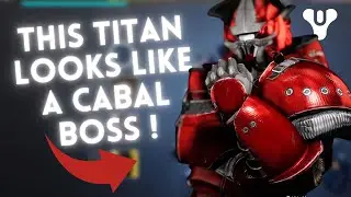 DESTINY 2 TITAN FASHION HOW TO STYLE THE DUNEMARCHERS FOR A CABAL LOOK (AMAZING BUILD)