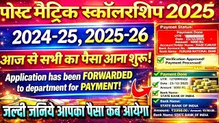 Bihar pms 2024-25/2025-26 application has been forwarded to department for payment paisa kab ayega