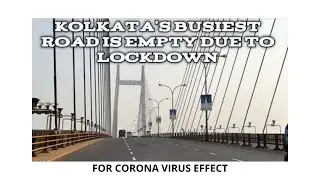 Empty road for Coronavirus effect due to lockdown