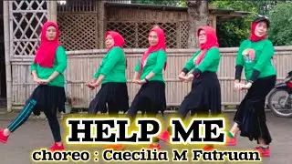 HELP ME LINE DANCE CHOREO CAECILIA M FATRUAN #Linedanceindonesia
