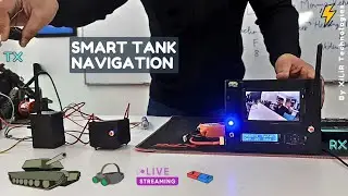 Smart Tank Navigation: Compass Steering and Night Vision Surveillance system