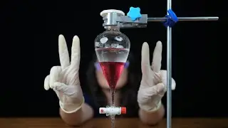 This is how iodine runs away from water.