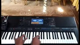 Unaweza eh mwokozi piano tutorial in F sharp 