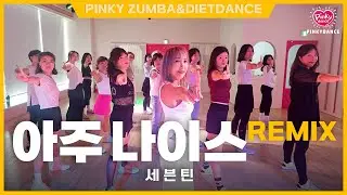[핑키수진쌤] 아주나이스 remix _ 세븐틴 #다이어트댄스 #신나는작품